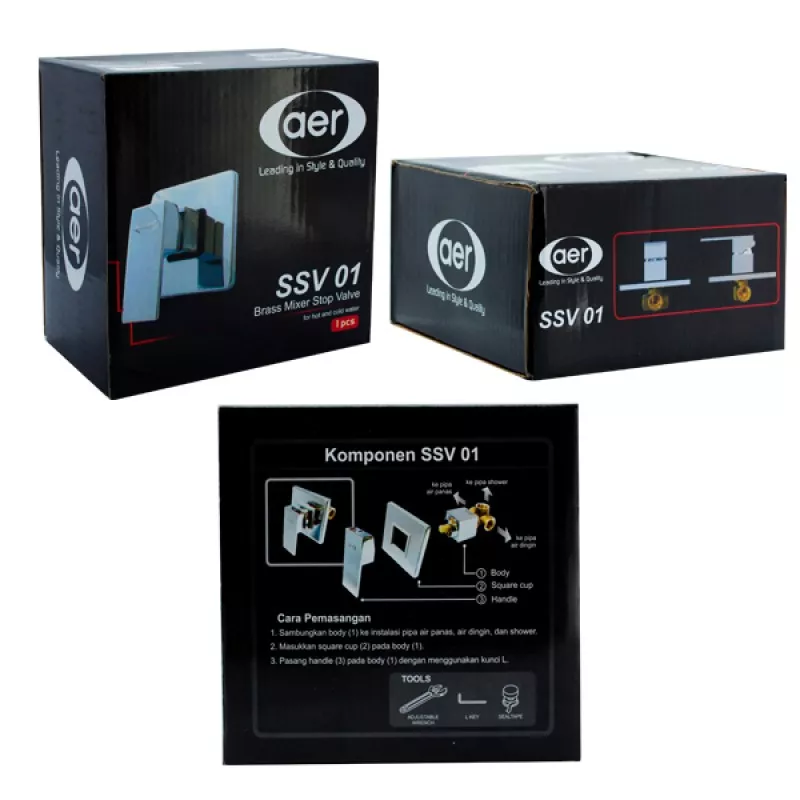 AER - SSV 01 CONCEALED MIXER FAUCET