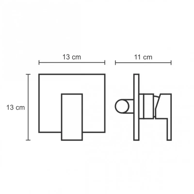AER - SSV 01 CONCEALED MIXER FAUCET