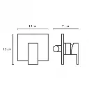 AER - SSV 01 CONCEALED MIXER FAUCET