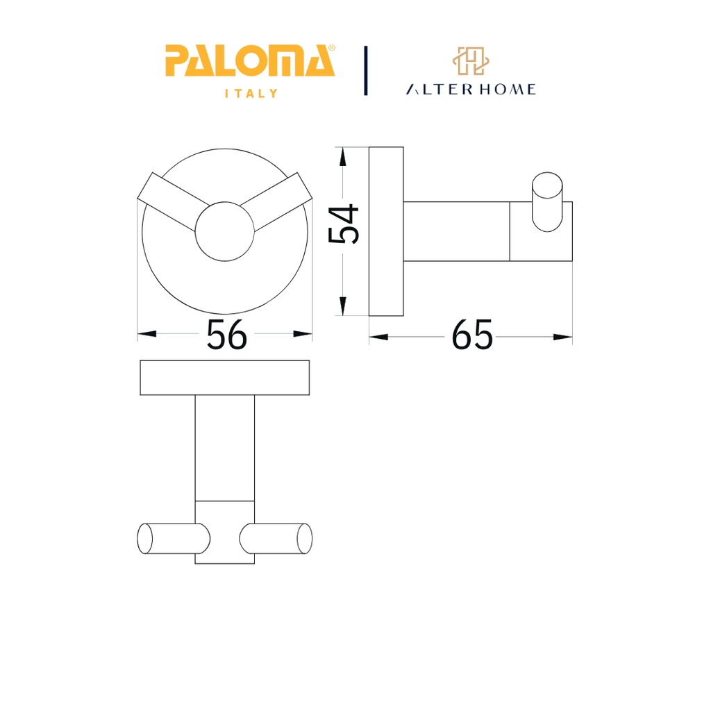 PALOMA - BAP 2114 TOWEL HOLDER