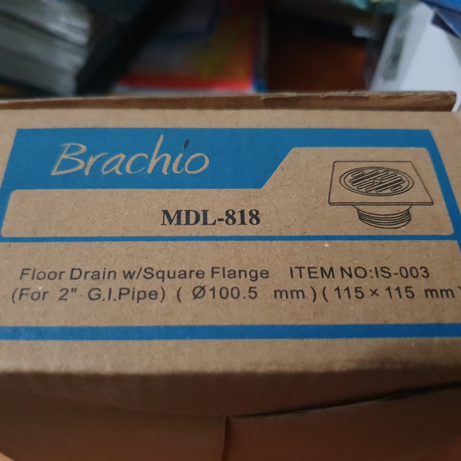 AJS BRACHIO FLOOR DRAIN MODEL TOTO 818