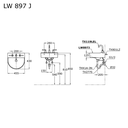 TOTO - LW897JW/F "OMNI"WALL HUNG LAVATORY 3 TAP HOLE