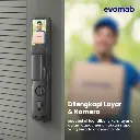 EVOMAB - EDLK-MK7 DIGITAL LOCK FINGER PRINT + PIN + KARTU + APP + CAMERA + 3D FACE RECOGNATION