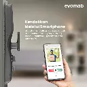 EVOMAB - EDLK-MK7 DIGITAL LOCK FINGER PRINT + PIN + KARTU + APP + CAMERA + 3D FACE RECOGNATION
