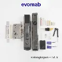 EVOMAB - EDLK-MK7 DIGITAL LOCK FINGER PRINT + PIN + KARTU + APP + CAMERA + 3D FACE RECOGNATION