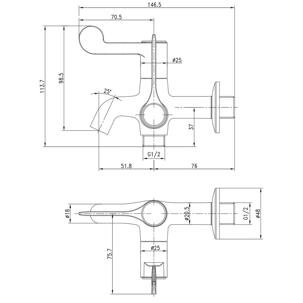 WASSER - TLX 020 KRAN CABANG