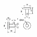 AER - ACS 01-04BL CLOTHES HOOK