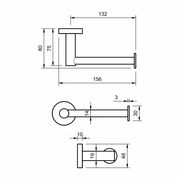 AER - ACS 01-09GM TISSUE HOLDER