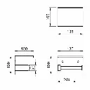 AER - ACS 02-10 BL TISSUE HOLDER