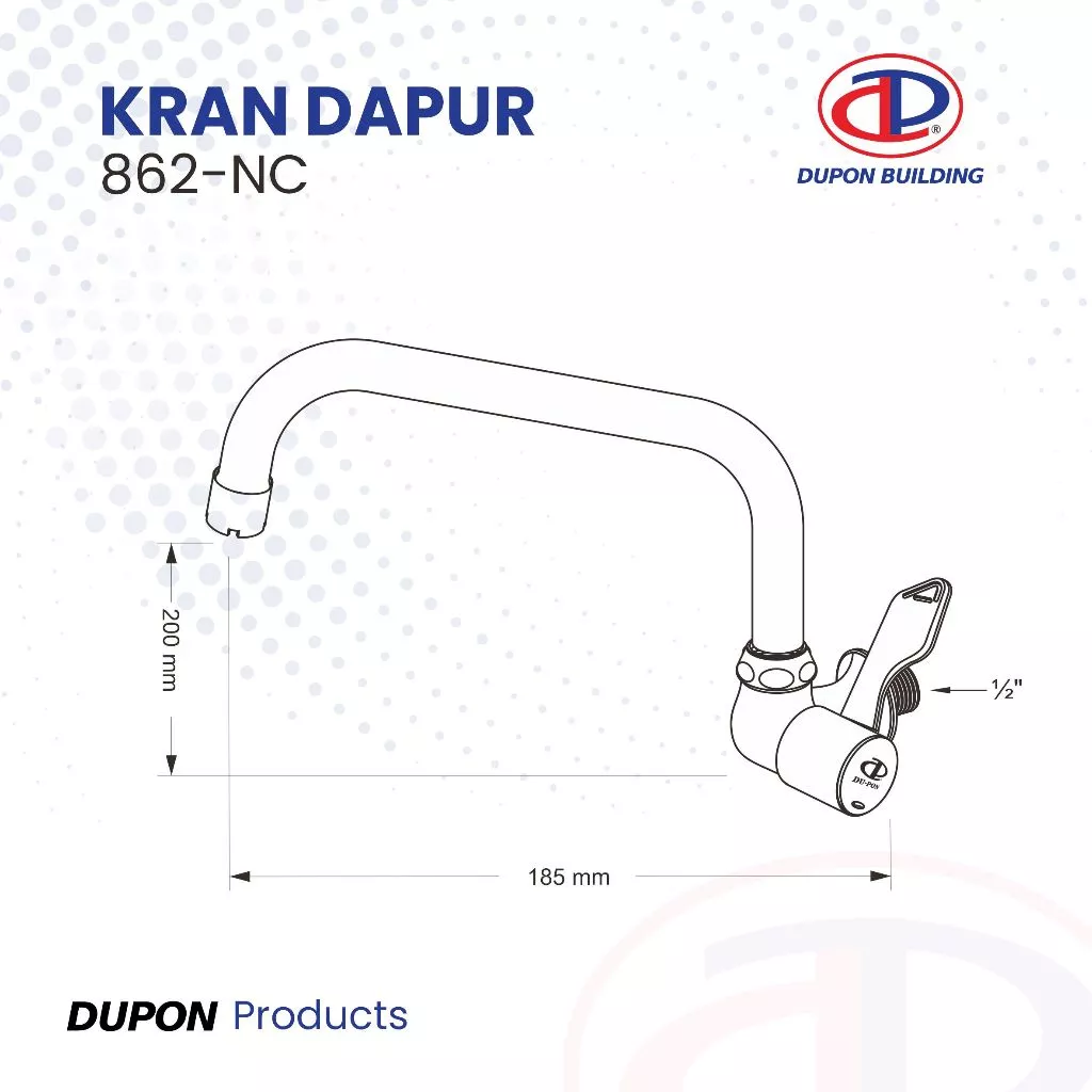 DUPON - 862-NC WALL KITCHEN FAUCET W/FILTER