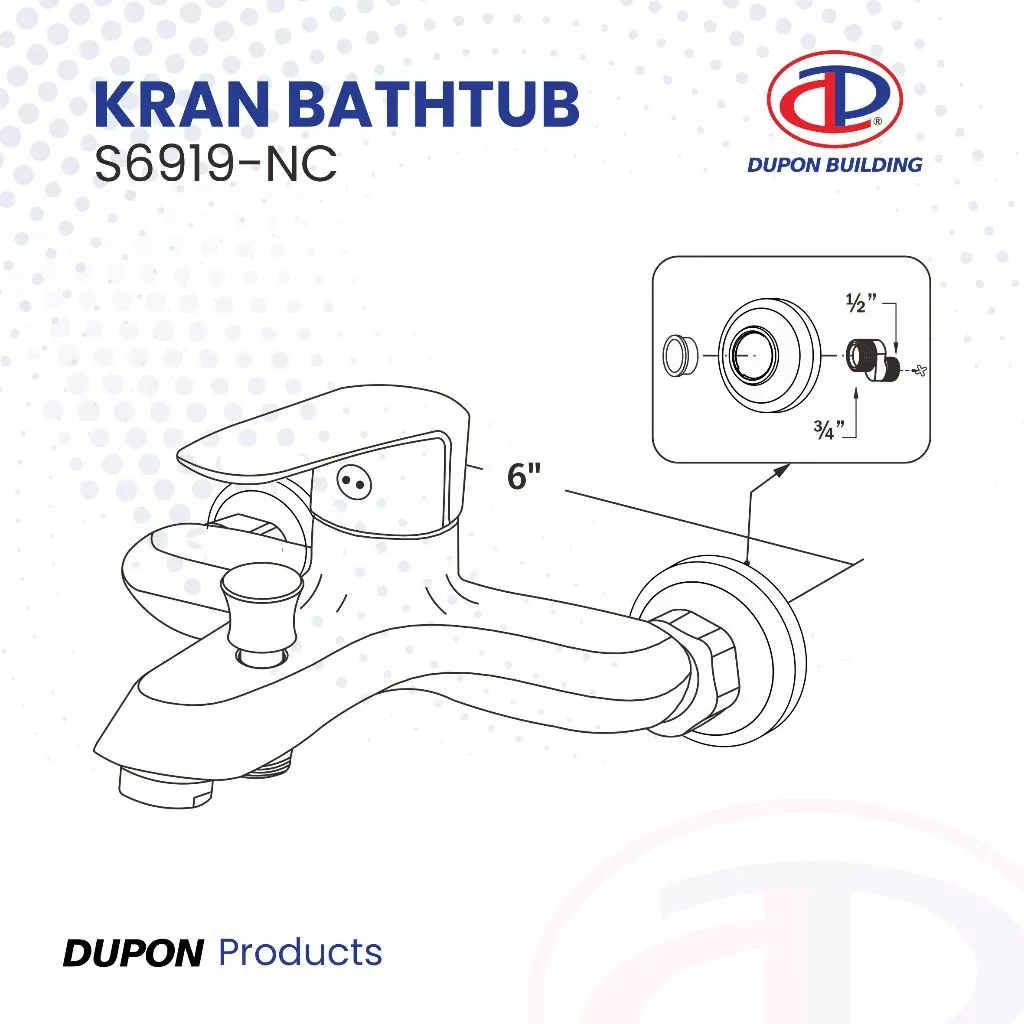 DUPON - S6919-NC BATH MIXER