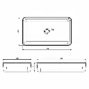 AER - CWB 48 R COUNTER TOP WASHBASIN