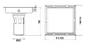 AETRIO - FD-X711DA GRAPHITE FLOOR DRAIN