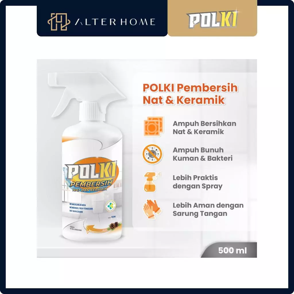POLKI - PEMBERSIH NAT DAN KERAMIK