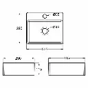 AER - HW 04 WALL HUNG WASH BASIN