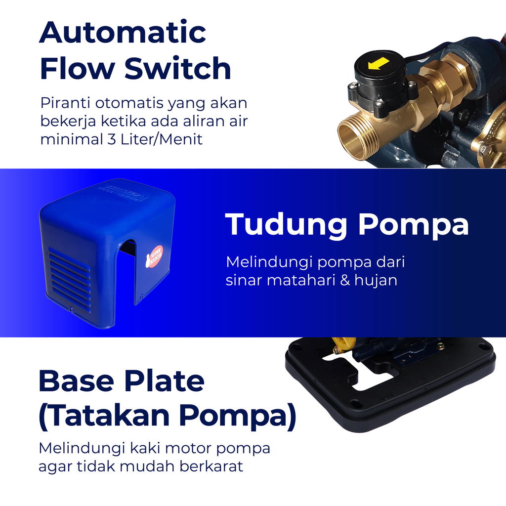 SHIMIZU  - POMPA AIR PB 228 BIT K BOOSTER PUMP + KABEL