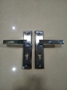 EVOMAB - ASET-06116-M-SN/CP HANDLE PLAT MEDIUM + STAINLESS MORTISE + CYLINDER