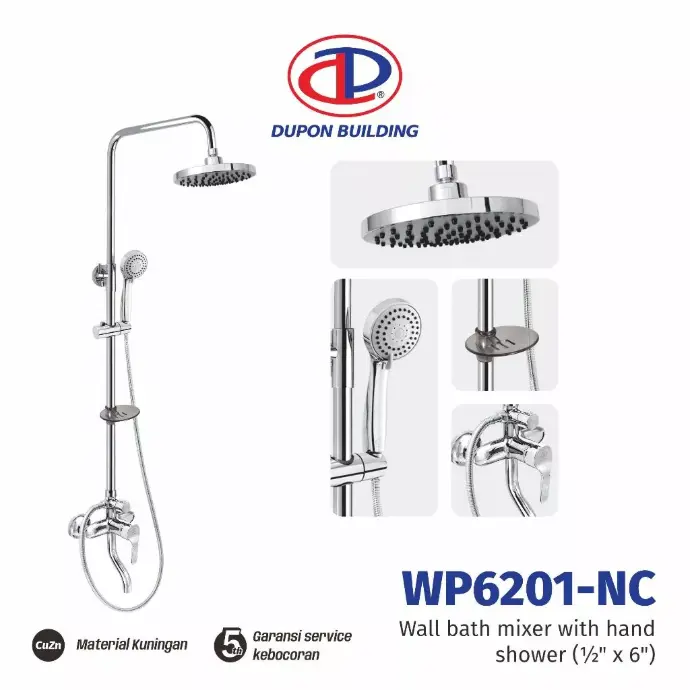 DUPON - WP6201-NC WALL SHOWER MIXER