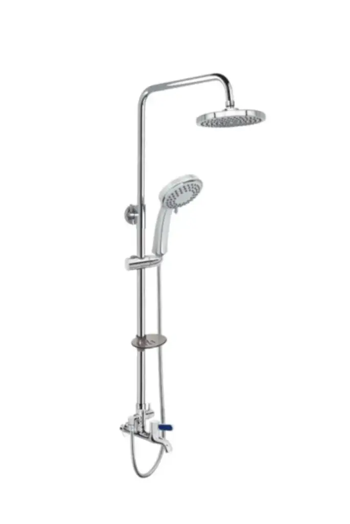 DUPON - WP6203-NC WALL BATH MIXER SET W/HAND SHOWER