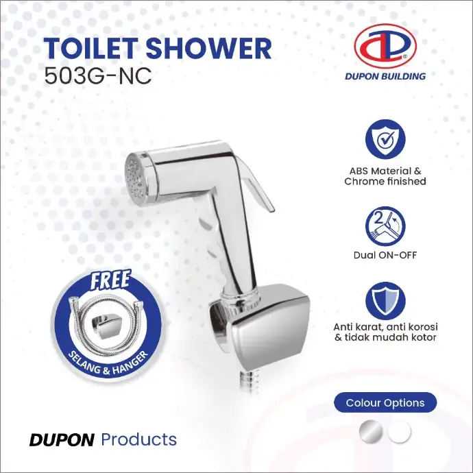 DUPON - 503G-NC TOILET SHOWER SET CHROME
