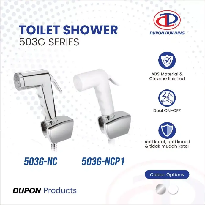 DUPON - 503G-NCP1 TOILET SHOWER SET WHITE