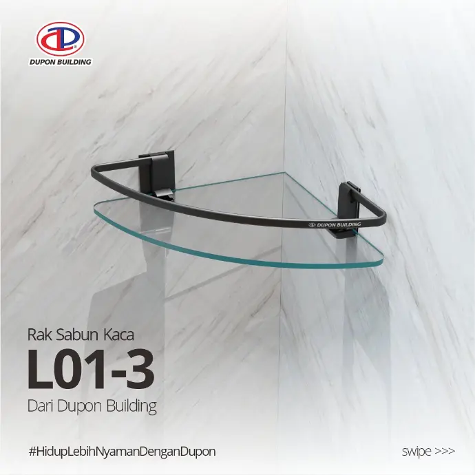 DUPON - L01 SINGLE LAYER GLASS SHELF 8MM