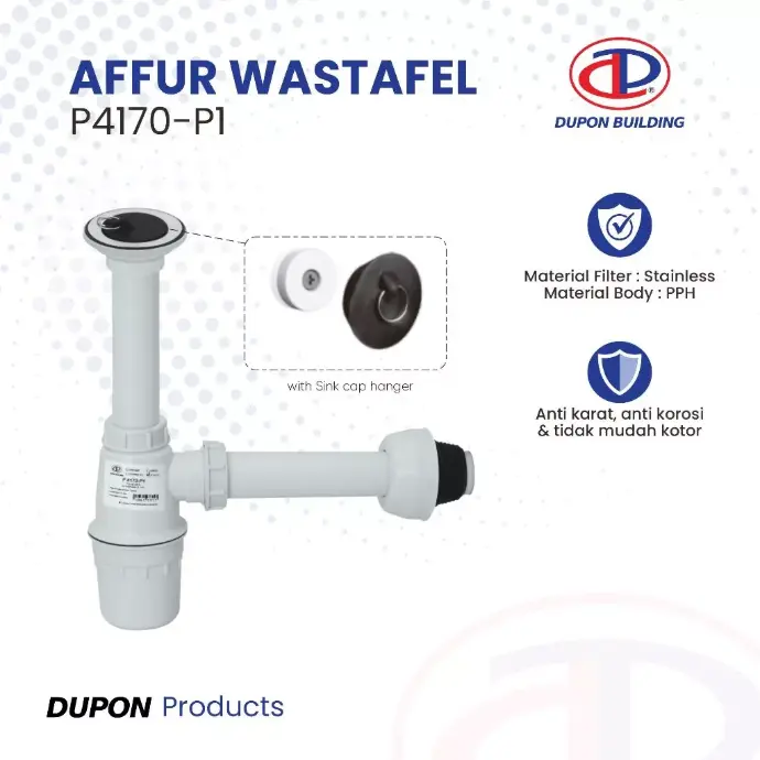 DUPON - P4170-P1 SIFON AVUR UTK WASTAFEL / BCP