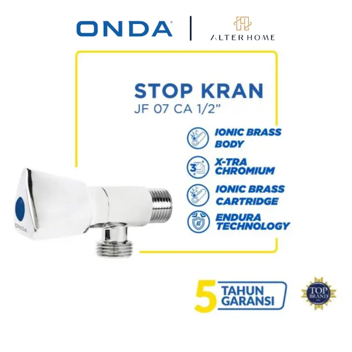 ONDA - STOPKRAN JF 07 CA 1/2" (ANGLE VALVE)