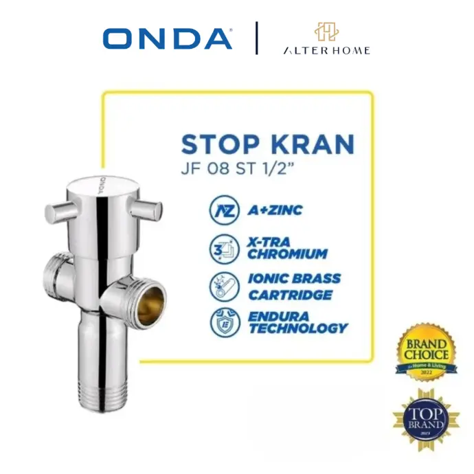 ONDA - STOPKRAN JF 08 ST 1/2“ (ANGLE VALVE)
