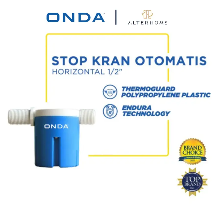 ONDA - STOP KRAN OTOMATIS HORIZONTAL 1/2"