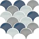 SINGRES - FISH SCALE CONCAVE GLOSSY