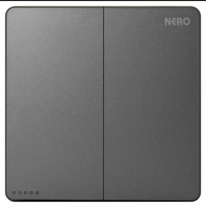 NERO - CASA X2 - X21022-GR 2 Gang 2 Way