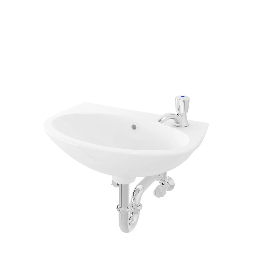 TOTO - LW246JW/F BODY WASTAFEL 1 HOLE W