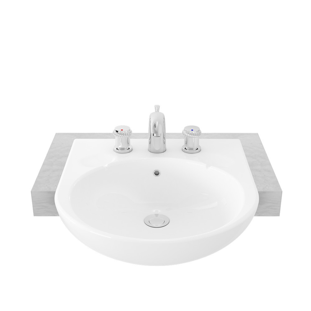 TOTO - LW830CJ BODY WAST SEMI RECES 1 HOL PIV