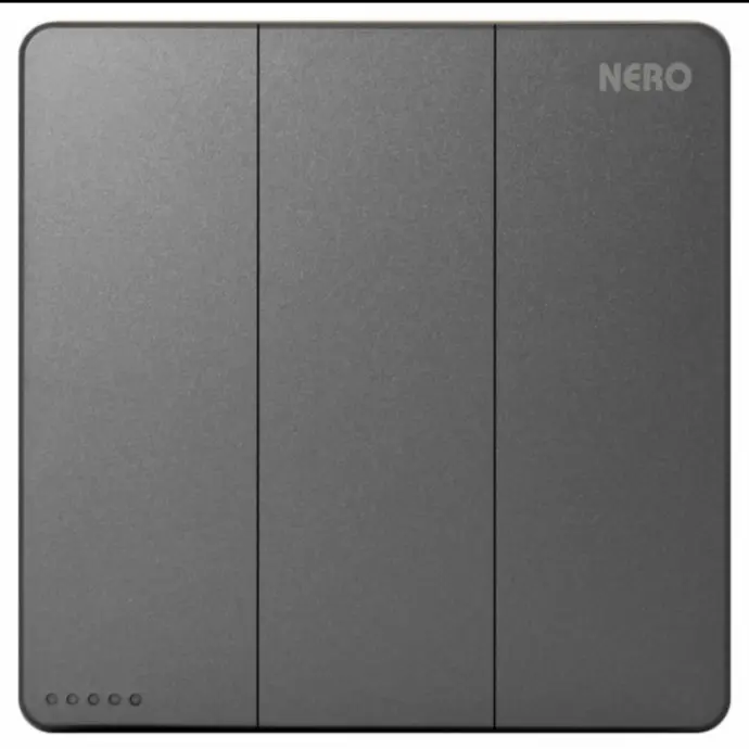 NERO - CASA X2 - X21032-GR 3 Gang 2 Way