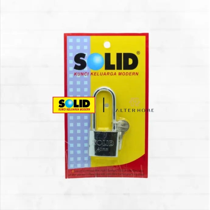 SOLID - 818-40MM (L) GEMBOK CHR