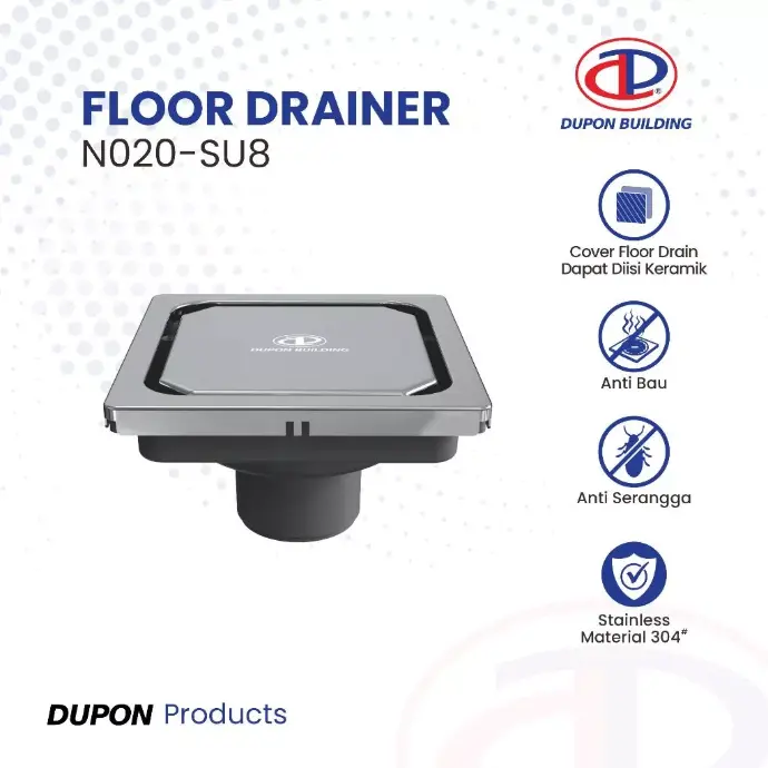DUPON - N020-SU.8 FLOOR DRAIN