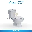 VOLK - PAKET MONOBLOK SOLARIS 660WD TWO PIECE TOILET + V-50WT JET WASHER