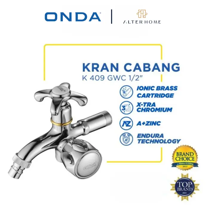 ONDA - K 409 GWC KRAN CABANG 1/2"