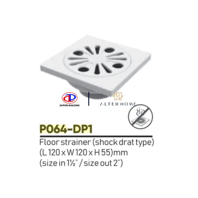 DUPON P064-DP1 FLOORDRAIN 1 1/2".2" 