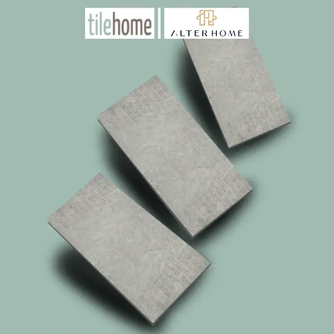 TILE HOME - PRECUT REKTA SILVER  