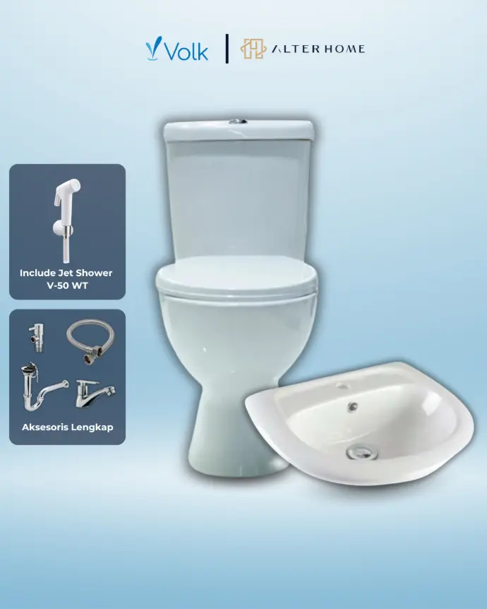 VOLK - PAKET KAMAR MANDI HEMAT (VOLK 660WD + V-50WT + P01 + TX-01)