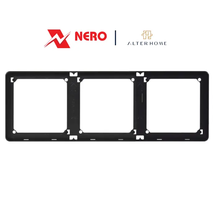 NERO - CASA X2 - MB X2386-MB 3 Gang Frame
