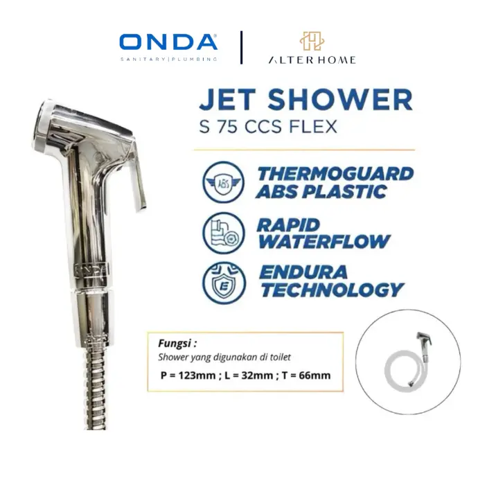 ONDA - JET SHOWER S 75 CCS FLEX ONDA 