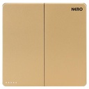NERO - CASA X2 - G X21021-G 2 GANG 1 WAY