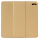 NERO - CASA X2 - G X21031-G 3 GANG 1 WAY