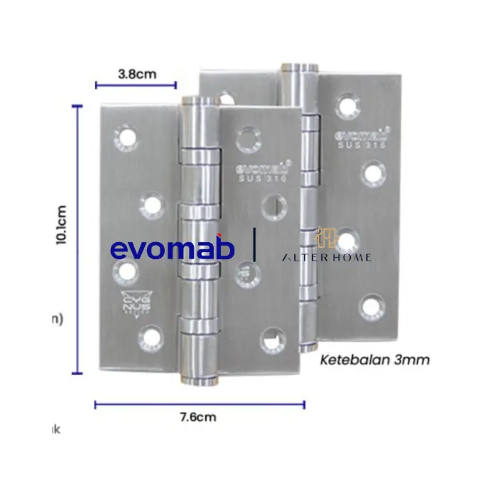 EVOMAB - MHSU-4X3X3-4BB-NRP-SN ENGSEL SUS 316