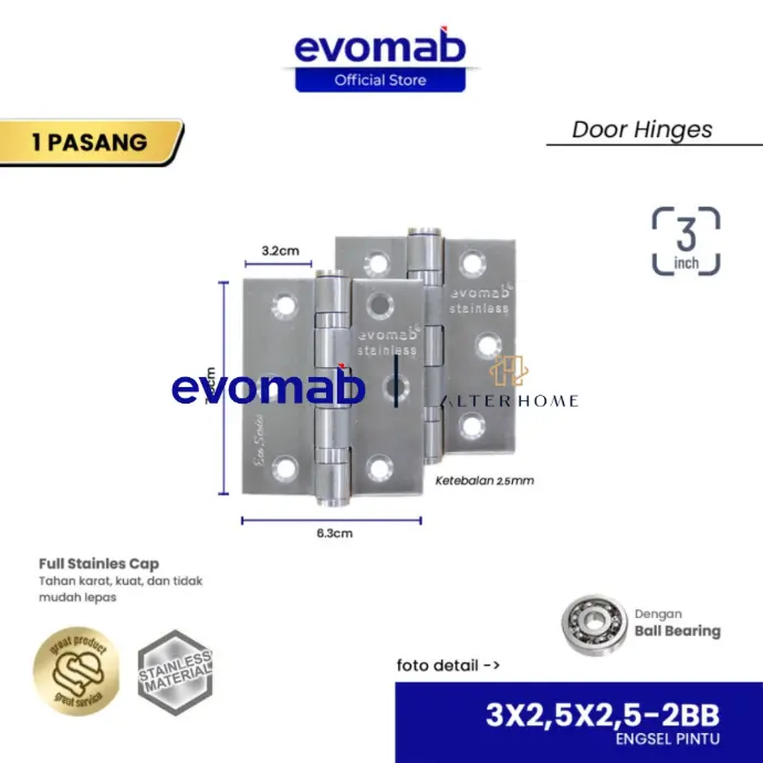 EVOMAB - MHJY-3X2,5X2-2BB-SN ENGSEL STAINLESS
