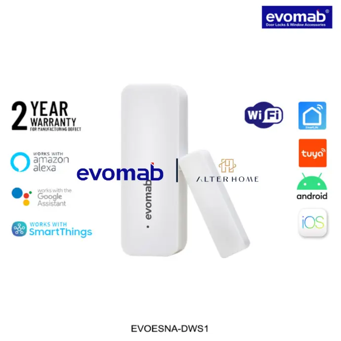 EVOMAB - ESNA-DWS1 SENSOR PINTU & JENDELA DENGAN WIFI