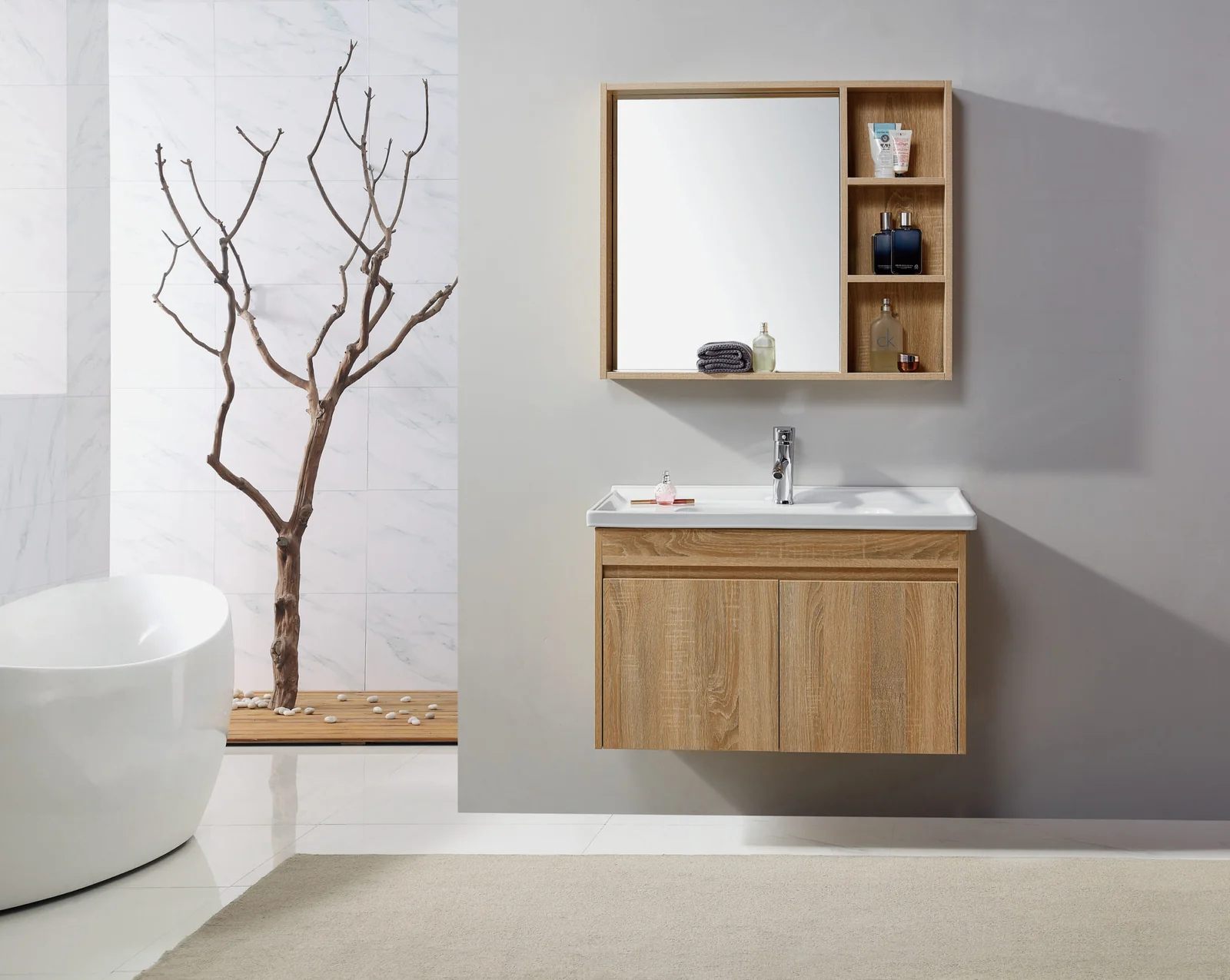 [HOM-AET-00002] AETRIO - FX-6009-600 Kabinet Series Wall Hung 60-70CM